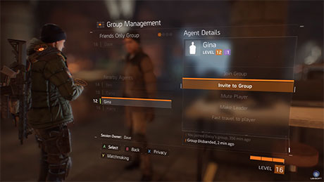 The Division – Créez votre équipe – Guide #1