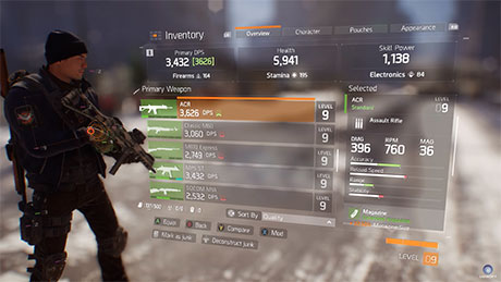 The Division - Armes & améliorations - Guide #3